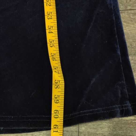Finesse Navy Velvet Jumpsuit Size XL - Picture 9 of 9